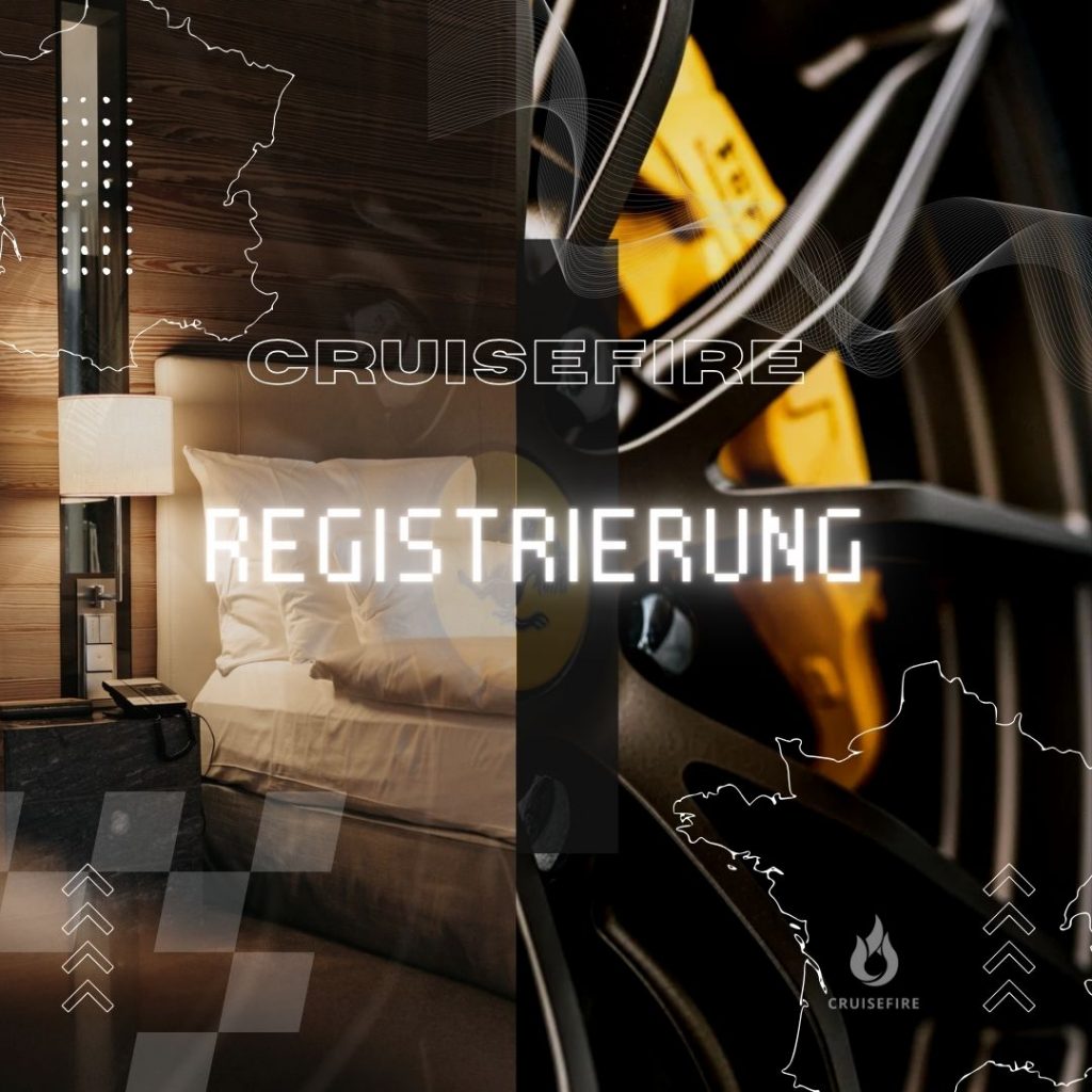 Cruisefire Registrierung Mitgliedschaft Sportwagentour