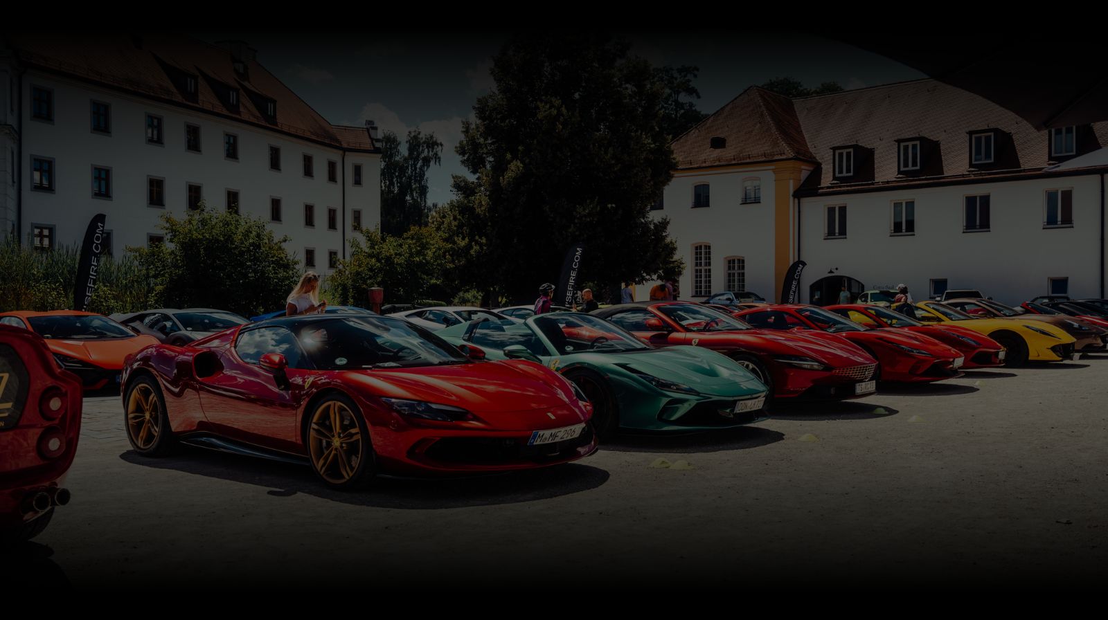 Ferrari, Lamborghini und McLaren beim Cruisefire Concorso di Bavaria 2026 in Bayern