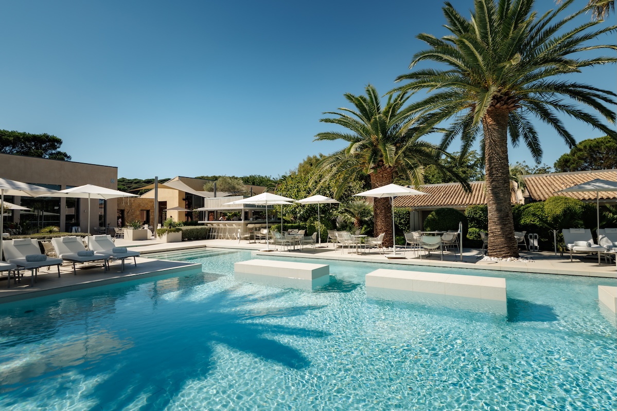 Pool des Eventhotels beim Cruisefire Bull Run Saint-Tropez 2025